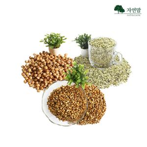 세트차 볶은깐녹두 볶은연자육 볶은율무 900g / 녹두연자육율무