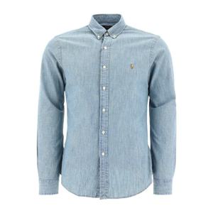 랄프로렌 데님 버튼다운 칼라 셔츠 710548538001CHAMBRAY LIGHT