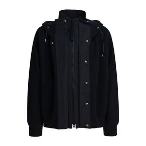 사카이 코튼 폴리에스터 후드 재킷 2503812M001 BLACK