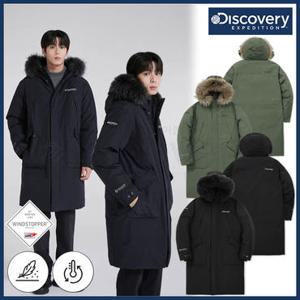 [백화점]디스커버리 24FW 겨울 이월/할인 남성 베르겐 고어텍스 윈드스토퍼 구스다운 프리미엄 롱패딩점퍼/자켓/방풍/방수/기능성 DMDJ7O046