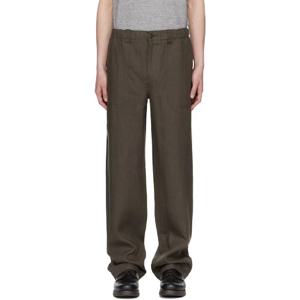 25 FW 벨스타프 남성 카키 포지 슬랙스 251084M191011