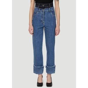 25 FW 로키 여성 콘트라스트 웨이스트라인 진 rok0247008blu