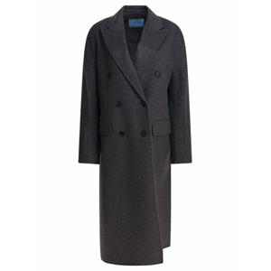 [PRADA] 라프리마 여성 더블브레스티드 울 앤 캐시미어 코트 P617S 179BF0480 S OOO Grey /3