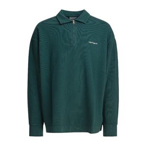 칼하트윕 다크 그린 로고 자수 맨투맨 I03518832EGD03 GREEN