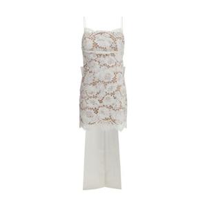 셀프 포트레이트 롱 원피스 AW25201SW WHITE