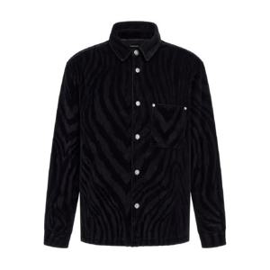 25 FW 로베르토 카발리 지브라 프린트 체스트 포켓 셔츠 TRT776VKB79 TP442133513