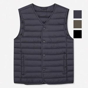 [뱅뱅] 공용 브이넥 경량 패딩조끼(NEY624)