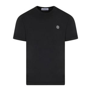 스톤아일랜드 컴퍼스 로고 패치 슬림핏 티셔츠 K2S152100027S00