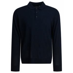 [VINCE] 라프리마 남성 메리노 울 폴로 셔츠 M05196453A 403CBL Blue /3