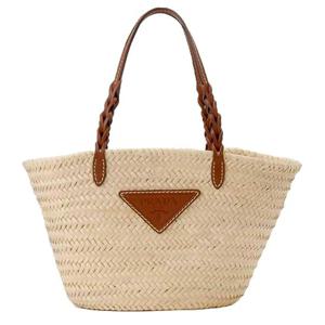 프라다 25SS 삼각로고 우든 팜 레더 토드백 네츄럴코냑 1BG314 2DIJ F0A5T