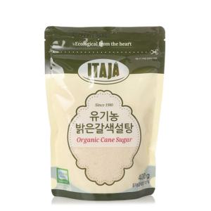 [오가닉스토리]이타자 유기농 밝은갈색설탕 400g