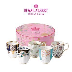 [로얄알버트]100주년 리프레시 머그 5인조 세트(전/후기 택1)