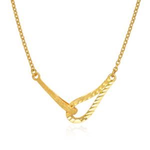 여자 순금 목걸이 7.5g [물방울스틱 콤비]