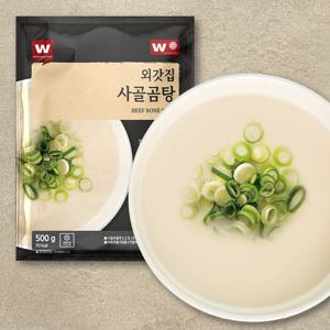 [외갓집] (냉동) 조미료 없는 진한 사골곰탕 500g x 5팩