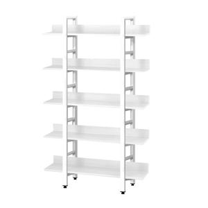 레아 프리미엄 5단800 H 철제책장 화이트