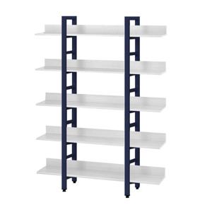 레아 프리미엄 5단1200 N 철제책장 화이트