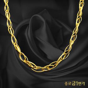여자 순금 목걸이 레이어드 체인  11.25g