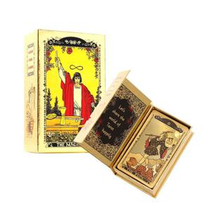 라이더웨이트 타로카드 덱 골드 금박 하드케이스 C025