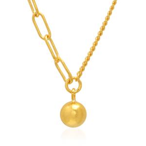 [골드모아] 여자 순금 목걸이 11.25g [방울 멀티체인]