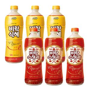 [팔도]비락식혜1.5Lx3+비락수정과1.5Lx3(총6개)