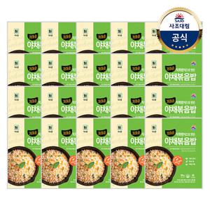[대림냉동] 야채볶음밥 180g x 20개 /김치볶음밥