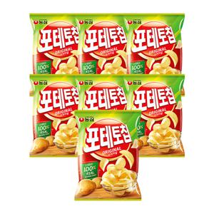농심 포테이토칩 오리지널 60g x 12개  / 봉지 과자