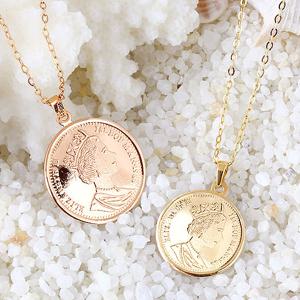 [제메이스] 14K 더퀸 엘리자베스 18mm 목걸이