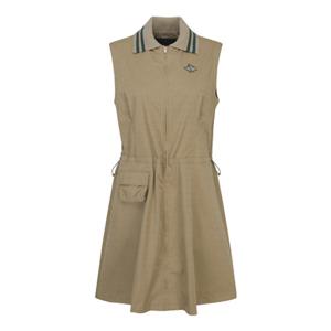 [파리게이츠] (521C3JO259)여성 니트 카라 슬리브리스 원피스