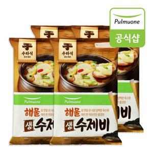 [풀무원]풀무원 해물 생 수제비(2인분) x 4봉