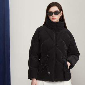 르꼬끄골프 여성 풀집업 허리스트링 롱다운 점퍼 (GO422LDJO5)