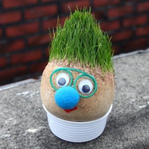 공기정화 자연가습 원예 스머프 잔디인형 어린이EQ교