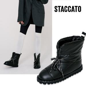 [스타카토(슈즈)]여성 패딩부츠 PADDUGG_23FMBLK