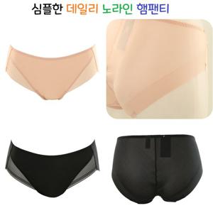 [비너스]심플한 기본형 데일리 노라인 햄팬티 VPTG119H