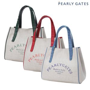 [파리게이츠] 여성 레더 핸들 린넨 토트백 521D7BG002 BJ