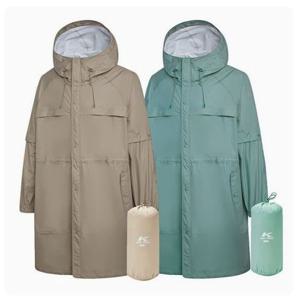 [콜핑]LD18 공용 소매탈부착 완벽방수 사계절 레인코트 KFJ6400U 알로스