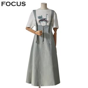 [포커스]집업 링 멜빵 원피스 (FS4A7OP0103)