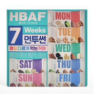 [HBAF]바프 먼투썬 하루견과 7주 20g x 49개