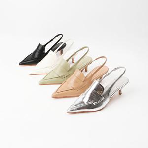 [신난다슈]여성 슬링백힐 5cm 5종 슬링백 구두 펌프스힐 스틸레토 로퍼힐 미들힐 MA24502