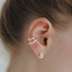 제이로렌 투라인 투사이즈 실버이어커프 M03940