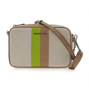 [마이클코어스] 여성 스트라이프 디테일 카메라백 32S3SJ6M6C 38