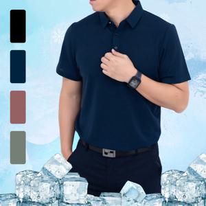 여름 냉감 쿨 아이스 카라 엠보싱 반팔티셔츠LST78TO9