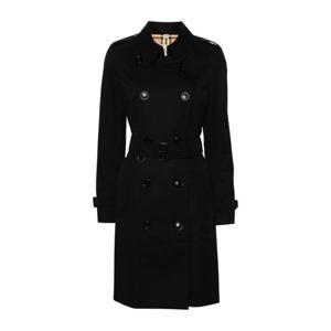 버버리 블랙 트렌치코트 8079402 A1189