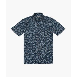 피에르가르뎅 세이브존03 [피에르가르뎅] 나뭇잎 패턴 노멀핏 반팔 셔츠 SAVZXPPWS2607