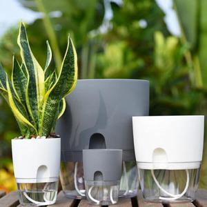 아트박스/제이라이프 모던플라워 자동 급수 플라스틱 화분 (중형