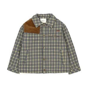 [헤지스키즈] 글랜체크 패딩 셔켓 (HUF12JP03M_BR)