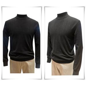 [레노마캐주얼][블랙반목폴라]F/W 코디하기 좋은 필수이너 블랙 반목폴라니트 RHPKT DR4470