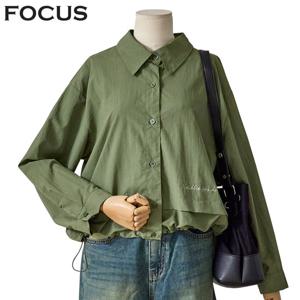 [포커스]나일론 스트링 셔츠 블라우스_FF4H3BL3003