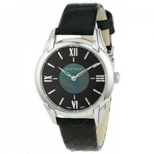 베르사체 블랙 다이알 다프네 여성용 시계 VFF010013