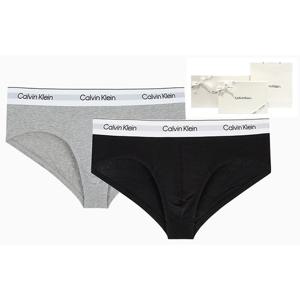 [캘빈클라인언더웨어]남성 아이콘 코튼 힙브리프 2PK NB4387-UJH