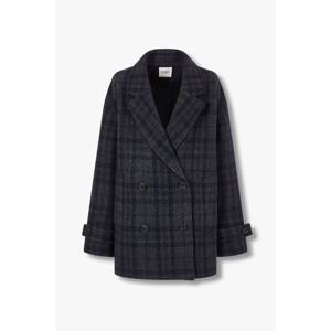 [스튜디오톰보이]빅 더블 자켓형 체크 코트9104411944
